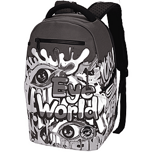 תיק גב Black And White Eye World תיק גב Black And White Eye World